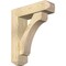 Ekena Millwork Legacy Craftsman Rough Sawn Bracket w/ Offset Brace, Douglas Fir, 6"W x 20"D x 24"H BKT0604X20X24LEC04RDF - alternate 1